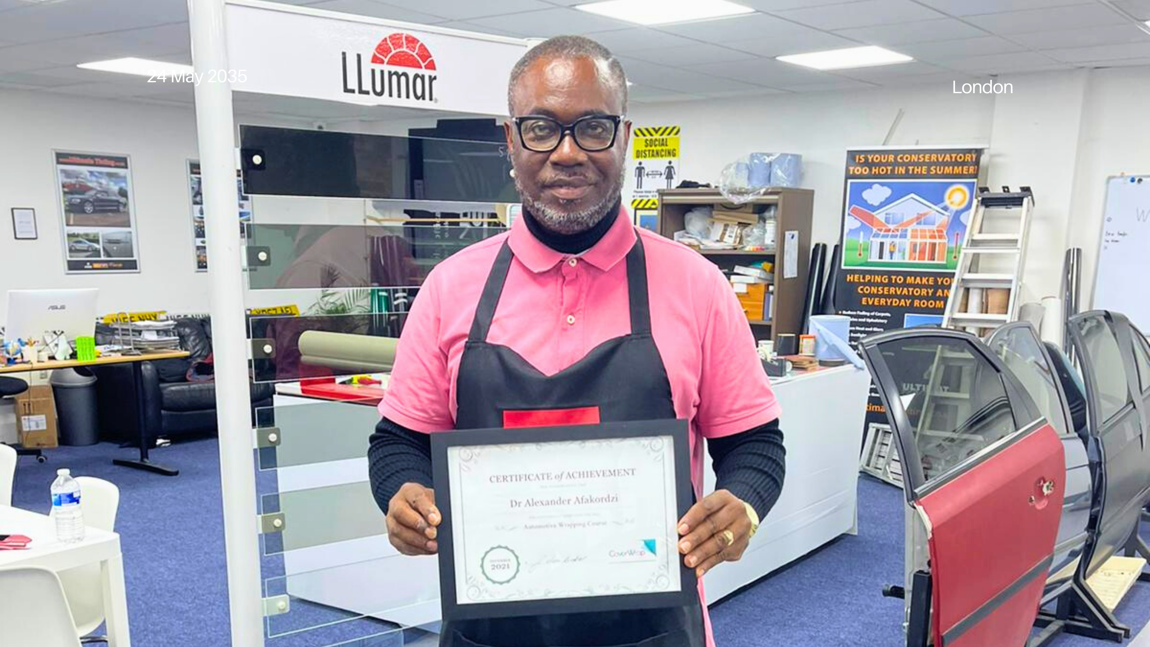 Dr. Alexander Afakordzi — Founder & CEO of LEXFAK Full Detail Center, Accra, Ghana